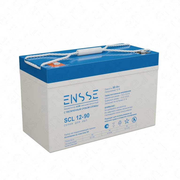 АКБ для ИБП 12В 90Ач ENSSE SCL 12-90